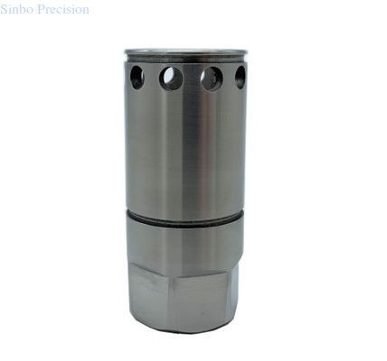 Bagian-bagian pemotong CNC Precision dari stainless steel Bagian pemotong titanium khusus