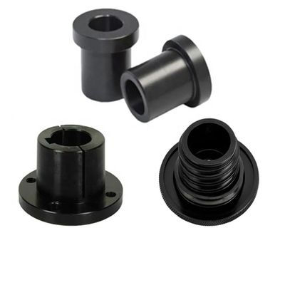 OEM CNC Machining Plastic Parts Putih Hitam POM PEEK Komponen Plastik Custom