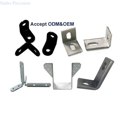 Aluminium Bending Welding Stamped Metal Brackets Sheet Mold Punching Metal Parts
