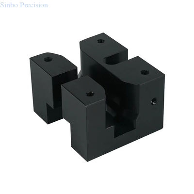 Bagian Plastik Mesin Hitam Custom CNC Turning Milling POM Bagian ABS Nylon