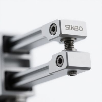 Robot Perindustrian Presisi Tinggi Pneumatik Gripper Jari Link Desain yang Robust dan awet untuk Mesin Otomatis Tending Material Handling Assembly Aplikasi